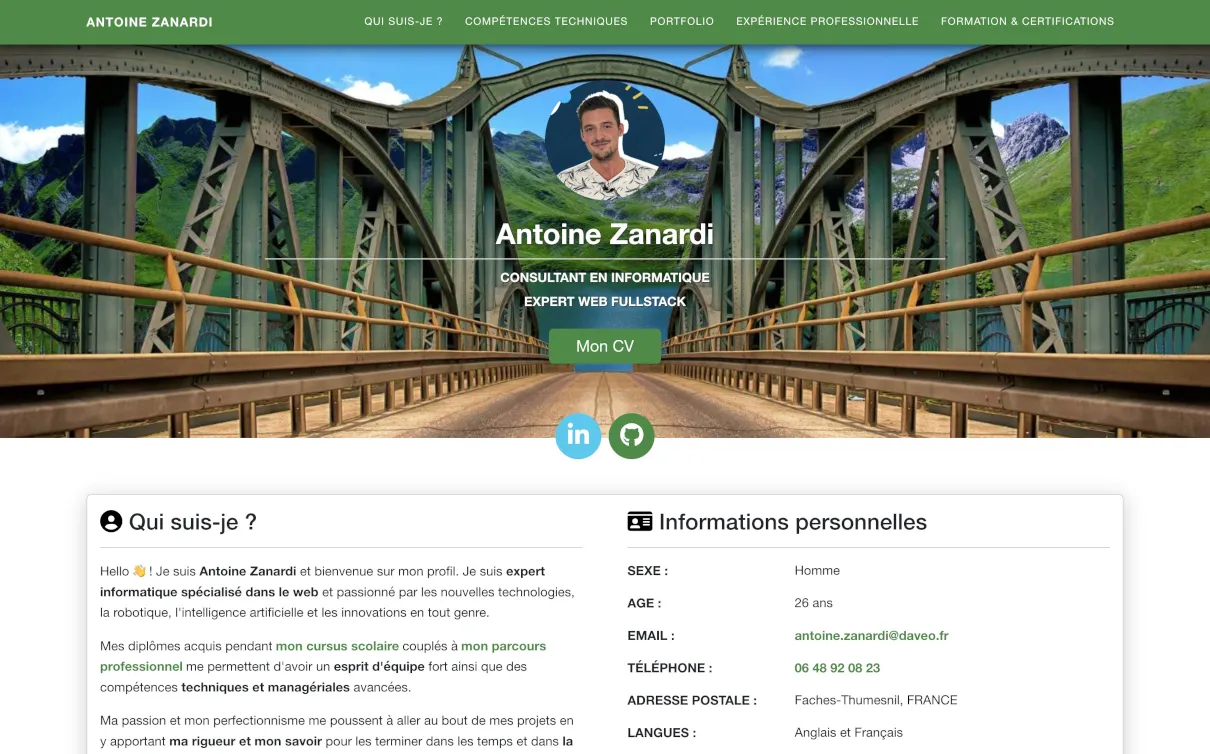 Mon portfolio